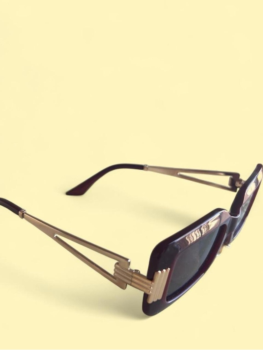 Le Specs x MISSOMA | Orion Ridge Burgundy Women's Sunglasses with Gold Accents